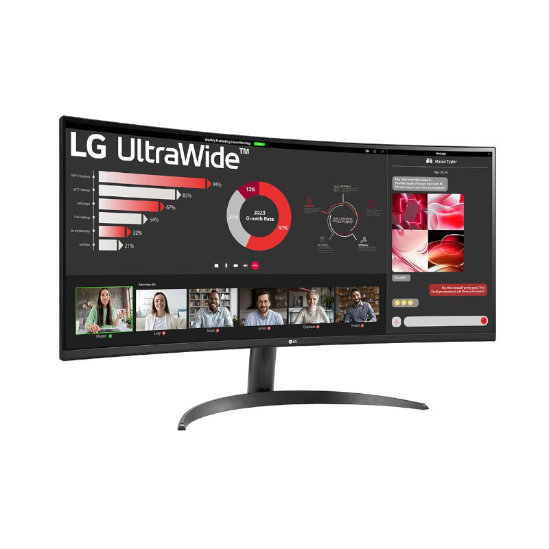 LG 34'' Curved VA HDR WQHD Monitor 100Hz - Tech Sphere