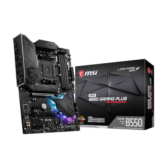 MSI MPG B550 GAMING PLUS AMD AM4 ATX Gaming Motherboard - Tech Sphere